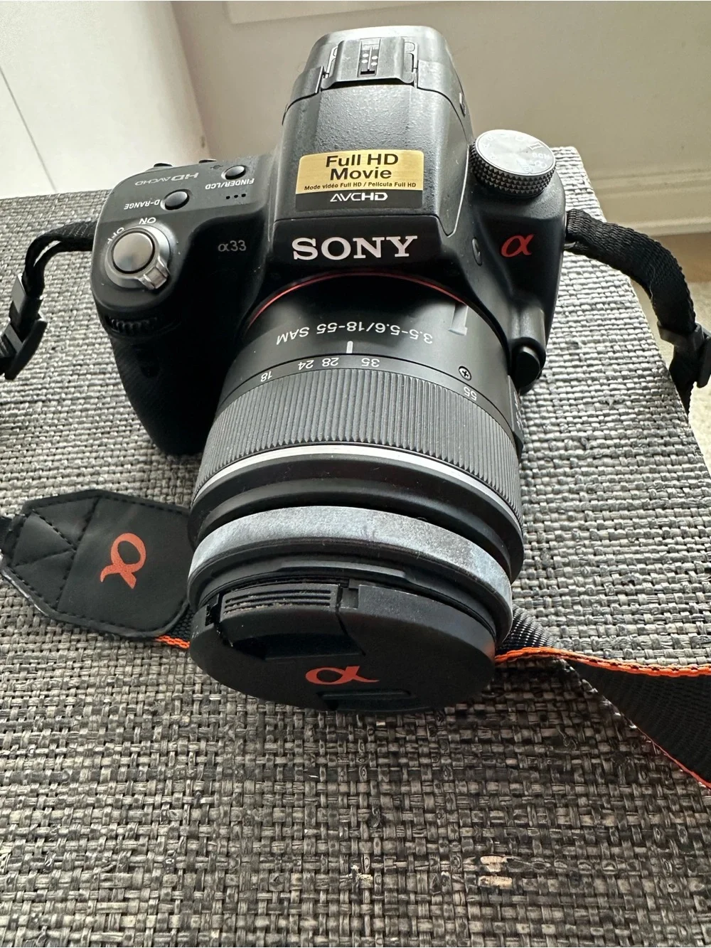 Sony Alpha a33 DSLR/SLT Camera Bundle – 3 A-Mount Lenses, 128GB Card & Bag